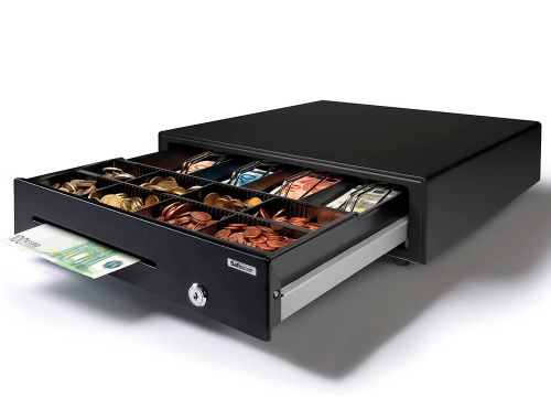 Gaveta safescan sd-4141 ajustavel e removivel inclui molas de metal e ranhura para notas 8 compartimentos para moedas e , SAFESCAN , 154985 , 8717496333179